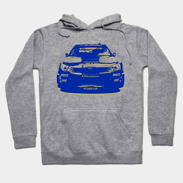 Subaru Impreza WRC STI 2006 Hoodie by CharlieCreator